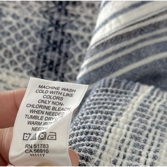 Maurices Plus Size Linen Blend Wide Leg Pull On Cropped Pants‎ Sz 2 Coastal Boho - Picture 7 of 11